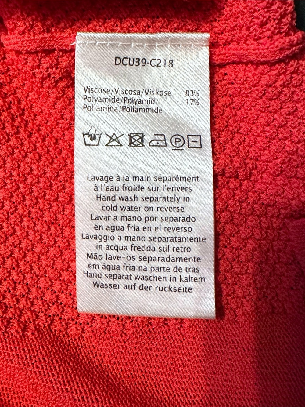Gerard Darel Red Orange Short Sleeve Shirt Size 2 View 5
